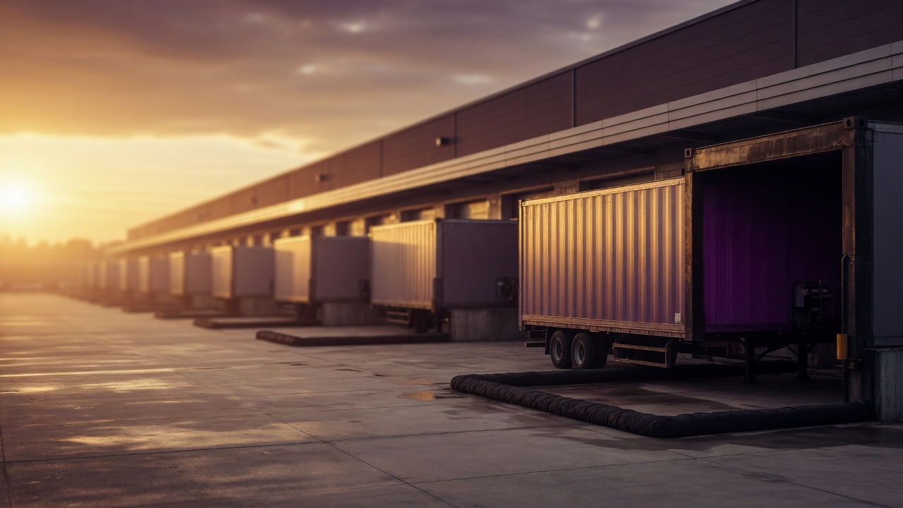 Distribution center serving a store network